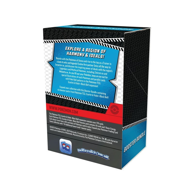 Pokémon SV10.5 Black Bolt Booster Bundle EN