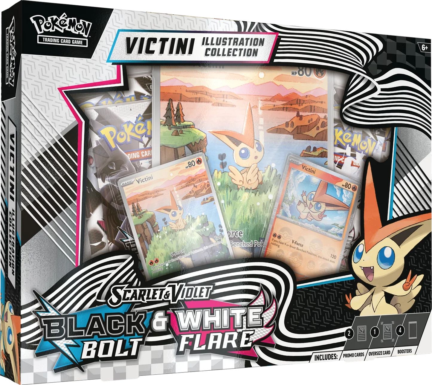 Pokémon - Black Bolt & White Flare - SV10.5 - Victini Illustration Collection